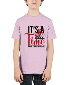 its a good time for true crime 677# - true crime - Youth Tee Unisex