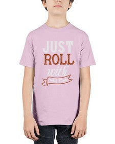 just roll with it 295# - cooking - Youth Tee Unisex