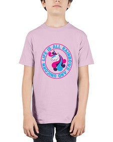 life is all rainbows and unicorn 247# - unicorn - Youth Tee Unisex