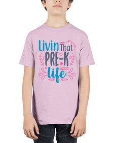 livin that pre k life 498# - prek headstart - Youth Tee Unisex