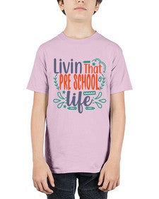 livin that pre school life 500# - prek headstart - Youth Tee Unisex