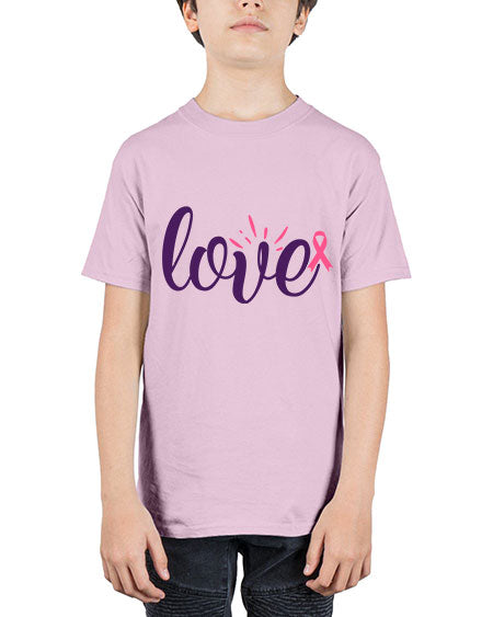 love Style 7# - breast cancer - Youth Tee Unisex