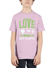 love animals eat plants 321# - vegan - Youth Tee Unisex