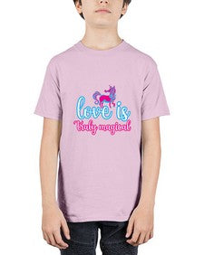 love is truly magical 271# - unicorn - Youth Tee Unisex