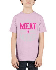 meat is murder 334# - vegan - Youth Tee Unisex