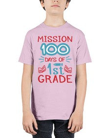 mission one hundred days of first grade 533# - first grade - Youth Tee Unisex