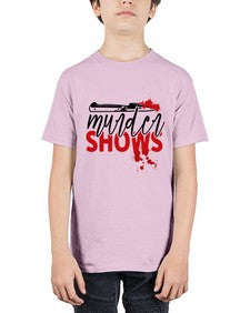 murder shows and comfy clothes 945# - true crime - Youth Tee Unisex