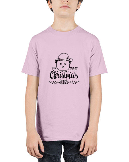 my first christmas bear black 191# - bears - animals - Youth Tee Unisex