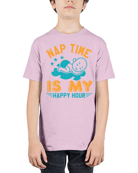 nap time is my happy hour Style 160# - baby shower - Youth Tee Unisex