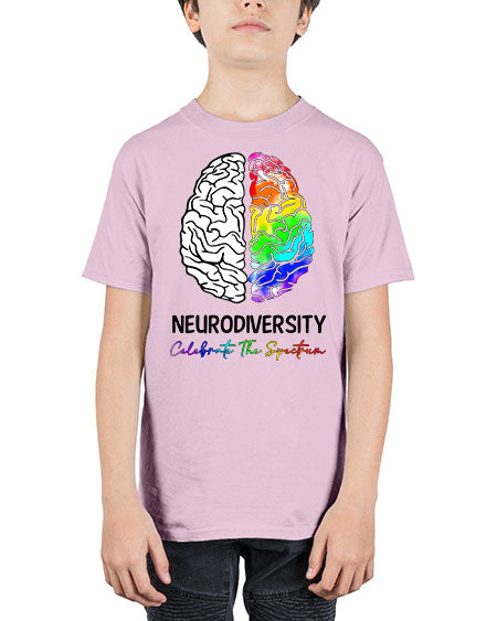 neurodiversity celebrate the specturm - autism - Youth Tee Unisex