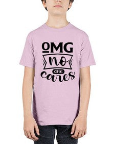 omg no one cares 969# - sarcastic - Youth Tee Unisex