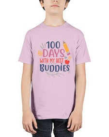 one hundred days with my best buddies 586# - one hundred days - Youth Tee Unisex