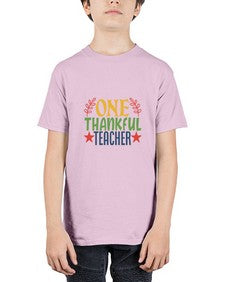 one thankful teacher Style 335# - teacher - Youth Tee Unisex