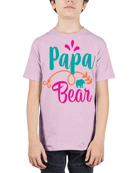 papa bear 213# - bears - animals - Youth Tee Unisex