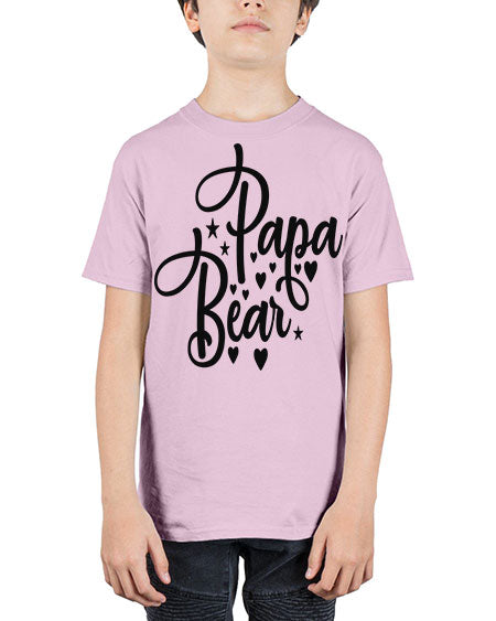 papa bear 219# - bears - animals - Youth Tee Unisex