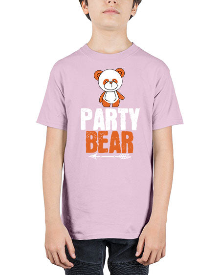 party bear 225# - bears - animals - Youth Tee Unisex