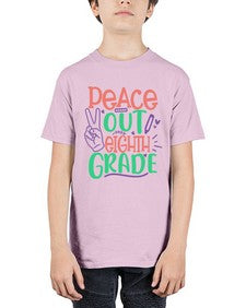 peace out eighth gradee 617# - eighth grade - Youth Tee Unisex