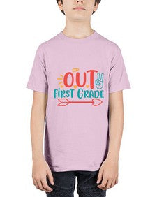 peace out first grade 623# - first grade - Youth Tee Unisex