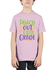 peace out first grade 624# - first grade - Youth Tee Unisex