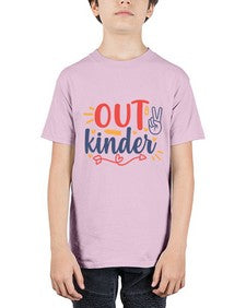peace out kinder 631# - kindergarten - Youth Tee Unisex
