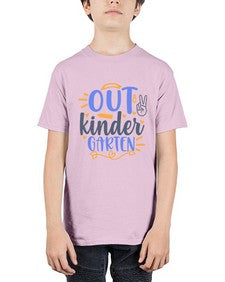 peace out kindergarten 635# - kindergarten - Youth Tee Unisex