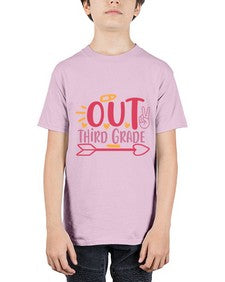peace out third grade 646# - third grade - Youth Tee Unisex