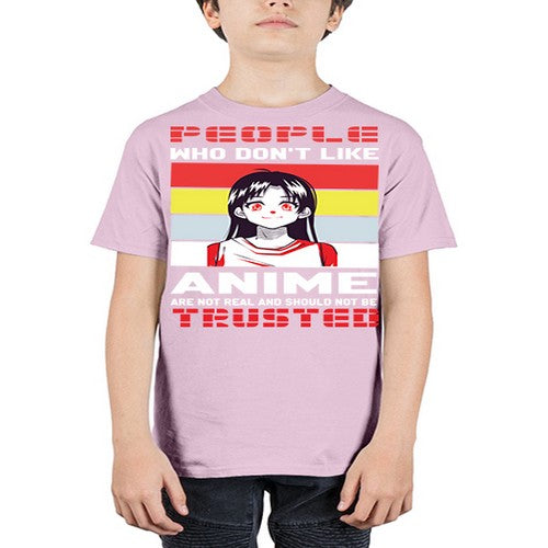 people who dont like anime are not to be trusted273# - anime - Youth Tee Unisex