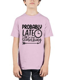probably late for something 999# - sassy - Youth Tee Unisex