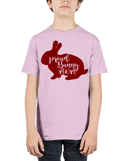 proud bunny mom - rabbit - Youth Tee Unisex