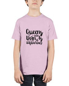 queens Are Born As Aquarius 383# - aquarius - Youth Tee Unisex