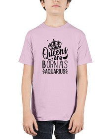 queens are born as Aquarius 388# - aquarius - Youth Tee Unisex