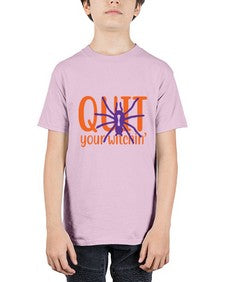 quit your witchin 32# - witch - Youth Tee Unisex