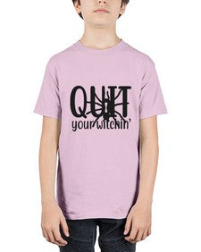 quit your witchin’ 31# - witch - Youth Tee Unisex