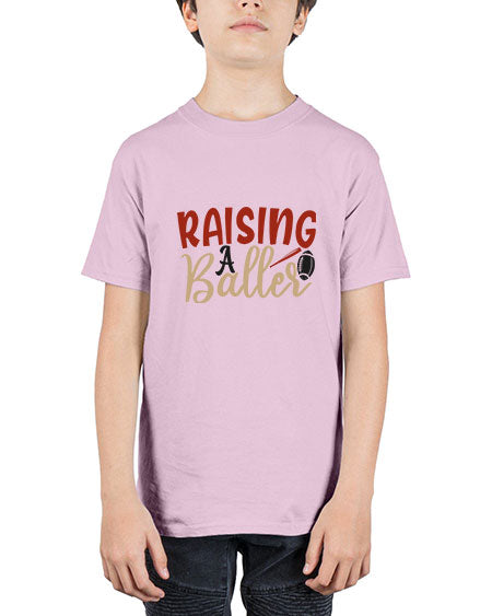 raising a baller 2278# - softball - Youth Tee Unisex