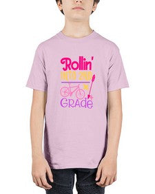 rollin into second grade 783# - second grade - Youth Tee Unisex