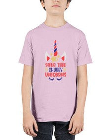 save the chubby unicorns 386# - unicorn - Youth Tee Unisex