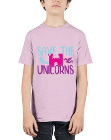 save the unicorns 390# - unicorn - Youth Tee Unisex