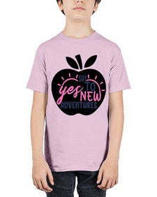say yes to new adventures Style 75# - motivation - Youth Tee Unisex