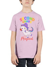 second Grade is Magical Unicorn 821# - second grade - Youth Tee Unisex