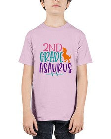 second grade asaurus 808# - second grade - Youth Tee Unisex