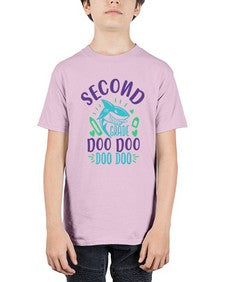 second grade doo doo 813# - second grade - Youth Tee Unisex