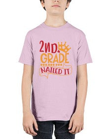 second grade nailed it 827# - second grade - Youth Tee Unisex