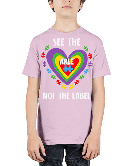 see the able not the 115# - autism - Youth Tee Unisex