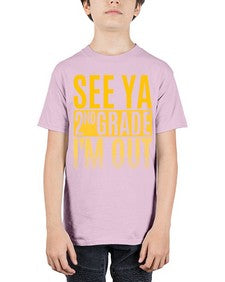 see ya second grade im out 843# - second grade - Youth Tee Unisex
