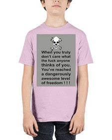 skull 1047# - skull and bones - Youth Tee Unisex