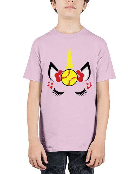 softball unicorn 397# - softball - Youth Tee Unisex