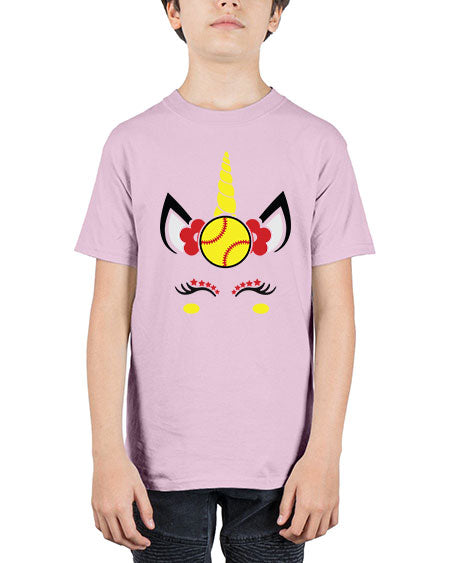 softball unicorn 399# - softball - Youth Tee Unisex