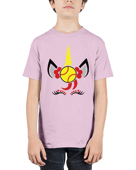 softball unicorn 401# - softball - Youth Tee Unisex