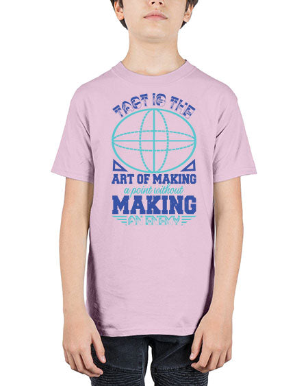 tact is the art of making a point 45# - pi - Youth Tee Unisex