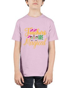 teachers are magical 430# - unicorn - Youth Tee Unisex
